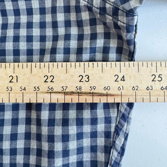 Abercrombie & Fitch Men's Blue Gingham Long Sleeve Muscle Fit Shirt Size XXL - Picture 8 of 15